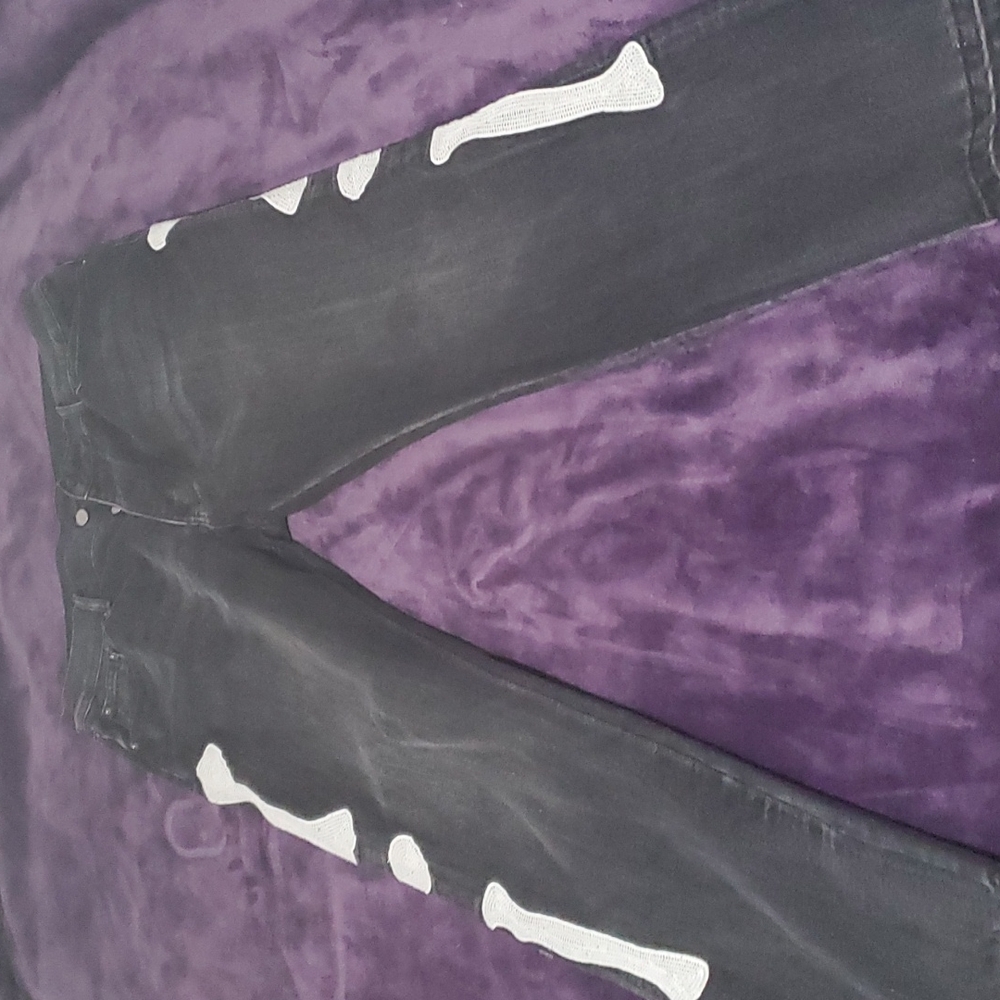 Mens MNML skeleton jeans size 38